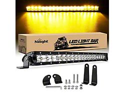 21-Inch Super Slim LED Light Bar; Amber; Spot/Flood Combo Beam (Universal; Some Adaptation May Be Required)