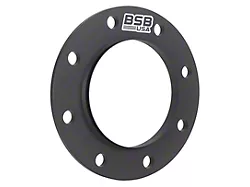 3/8-Inch Hubcentric Wheel Spacers; Black; Set of Four (99-26 F-350 Super Duty SRW)