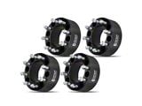3-Inch 8-Lug Wheel Spacers; Black; Set of Four (03-26 F-350 Super Duty SRW)