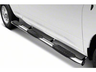 5-Inch Extreme Wheel-to-Wheel Side Step Bars; Stainless Steel (17-25 F-350 Super Duty w/ 6-3/4-Foot Bed)
