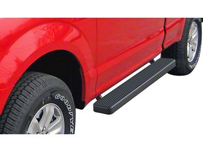 5-Inch iStep Running Boards; Black (17-25 F-350 Super Duty Regular Cab)