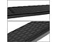 5-Inch Wide Flat Running Boards; Black (17-24 F-350 Super Duty SuperCrew)