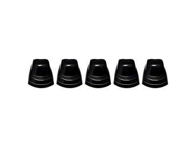 5-Piece Amber and White Strobe LED Roof Cab Lights; Smoked Lens (17-25 F-350 Super Duty)