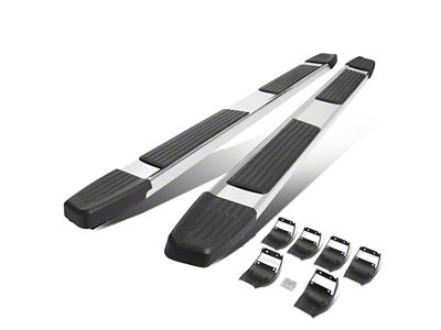 5.25-Inch Running Boards; Stainless Steel (17-25 F-350 Super Duty SuperCrew)