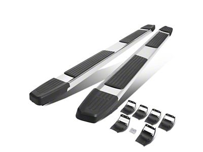 5.25-Inch Running Boards; Stainless Steel (17-24 F-350 Super Duty SuperCrew)