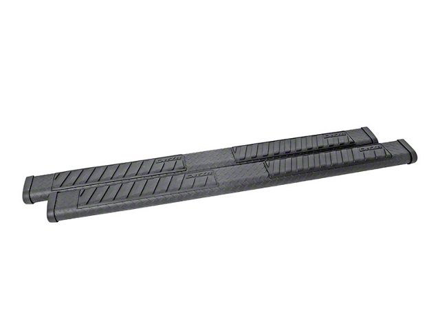 6-Inch BlackTread Side Step Bars without Mounting Brackets; Textured Black (11-24 F-350 Super Duty SuperCrew)