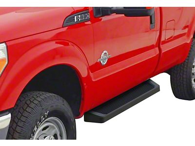 6-Inch iRunning Boards; Black (11-16 F-350 Super Duty Regular Cab)