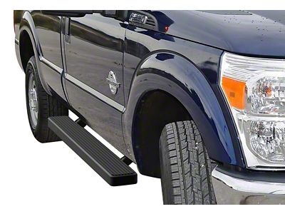 6-Inch iStep Running Boards; Black (11-16 F-350 Super Duty Regular Cab)