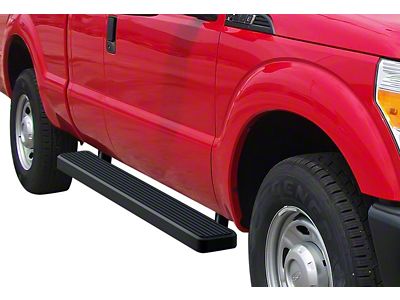 6-Inch iStep Running Boards; Black (11-16 F-350 Super Duty SuperCab)