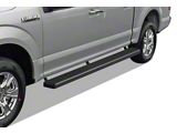 6-Inch iStep SS Running Boards; Black (17-26 F-350 Super Duty SuperCrew)