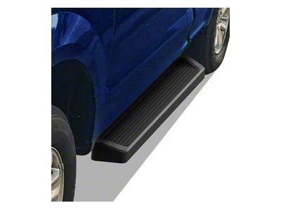6-Inch iRunning Boards; Black (17-25 F-350 Super Duty Regular Cab)