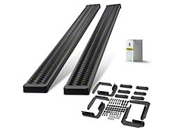 7-Inch Aluminum Running Boards; Textured Black (99-16 F-350 Super Duty SuperCab)