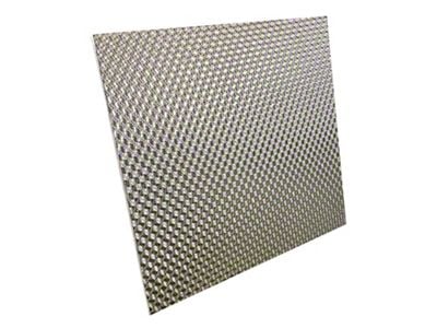 Acoustical Floor and Tunnel Shield; 22-Inch x 19-Inch; Stainless Steel (Universal; Some Adaptation May Be Required)