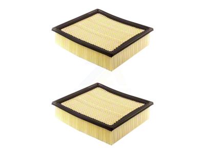 Air Filter; 2-Pack (11-16 6.2L F-350 Super Duty)