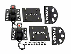 Auto-Retracting Bed Strap; Black Out (17-25 F-350 Super Duty)