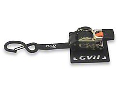 Auto-Retracting Bed Strap; Gold (17-25 F-350 Super Duty)
