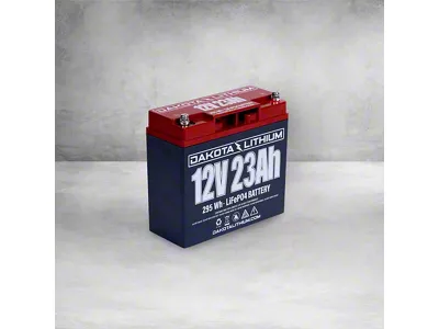 Battery; 12v 23Ah Tall (Universal; Some Adaptation May Be Required)