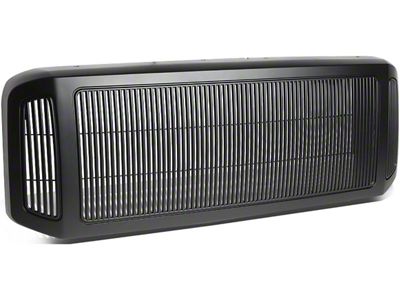 Billet Style Upper Replacement Grille; Black (05-07 F-350 Super Duty)