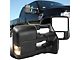 Manual Towing Mirrors with Smoked Turn Signals; Black (11-16 F-350 Super Duty)