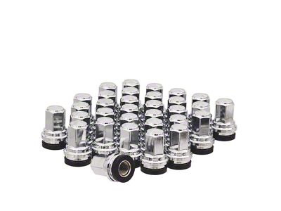 Black OE Style Lug Nuts; M14x1.5; Set of 32 (05-25 F-350 Super Duty)
