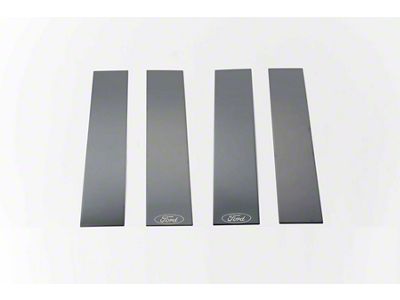 Putco Black Platinum Pillar Posts with Ford Logo (11-16 F-350 Super Duty SuperCrew)