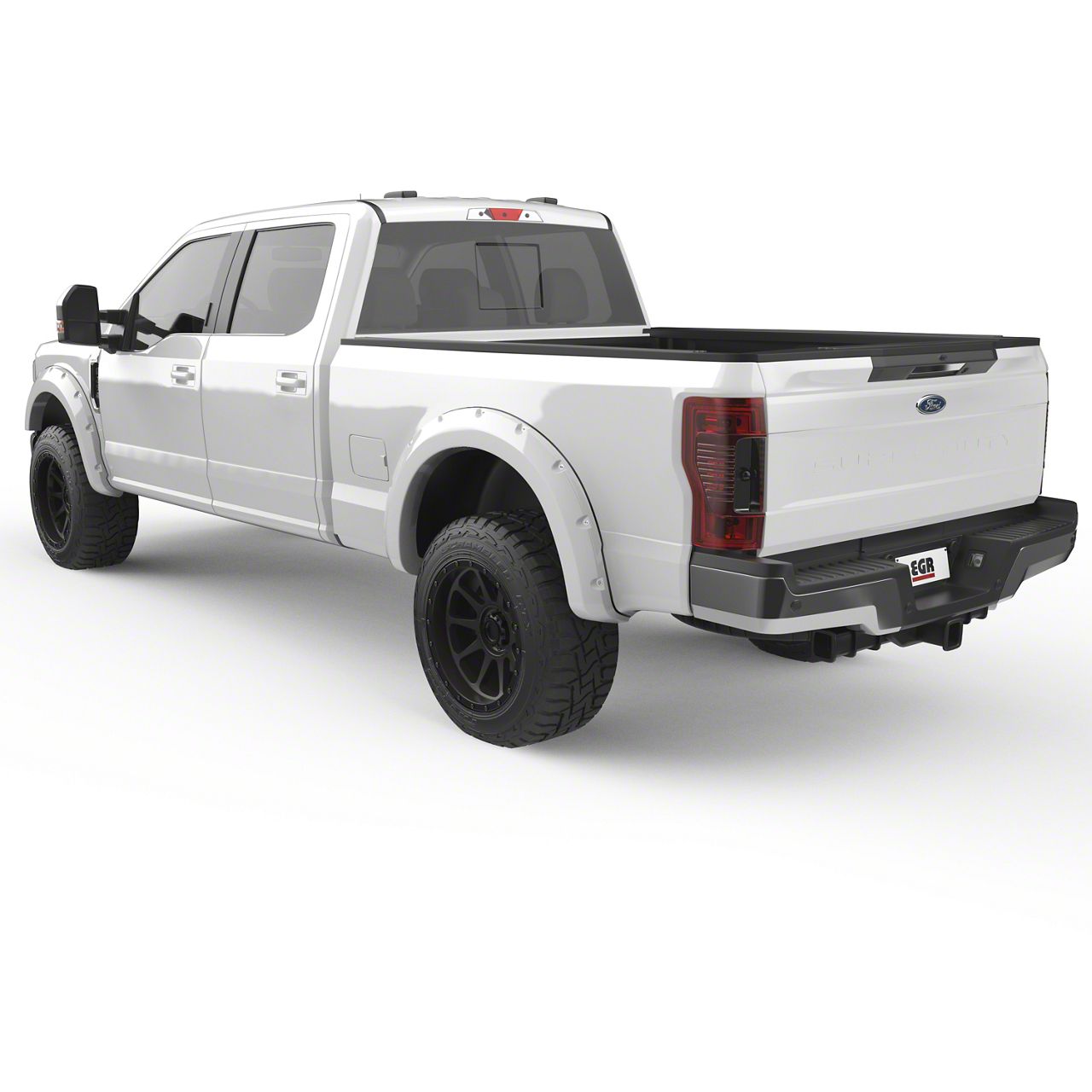 EGR F350 Super Duty BoltOn Style Fender Flares; Oxford White 793914