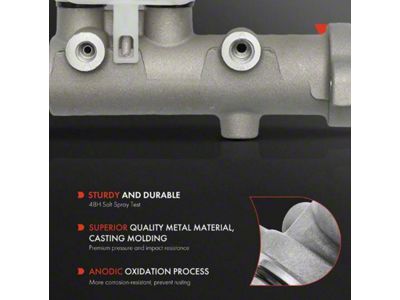 Brake Master Cylinder with Hydraulic Booster, Reservoir and Sensor (11-12 F-350 Super Duty w/ Trailer Sway Control)