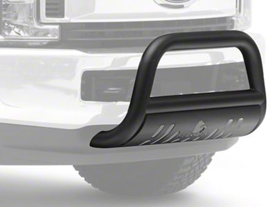 Bull Bar with Skid Plate; Black (17-25 F-350 Super Duty)