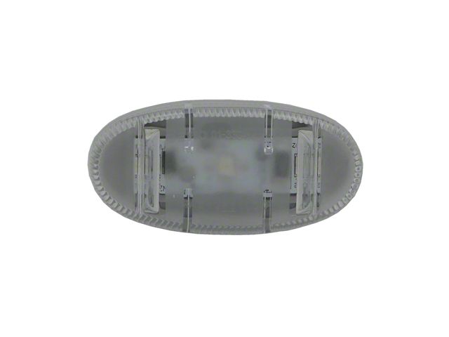 CAPA Replacement Rear Side Marker Light; Clear (11-24 F-350 Super Duty DRW)