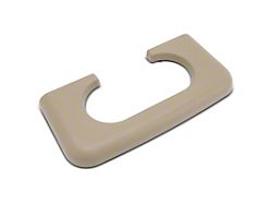 Center Console Cup Holder Armrest Pad; Beige (99-10 F-350 Super Duty)