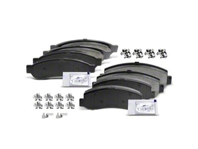 Ceramic Brake Pads; Front and Rear (11-12 4WD F-350 Super Duty DRW)