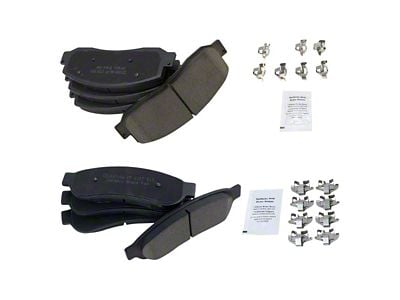 Ceramic Brake Pads; Front and Rear (11-12 F-350 Super Duty)