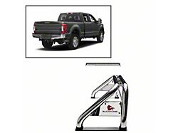Classic Roll Bar with 50-Inch LED Light Bar; Stainless Steel (99-26 F-350 Super Duty)