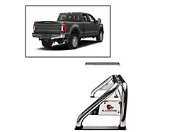 Classic Roll Bar with 50-Inch LED Light Bar; Stainless Steel (11-24 F-350 Super Duty)