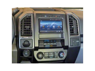 Complete Radio Replacement Kit with Integrated Climate Controls (17-22 F-350 Super Duty w/ 4.2-Inch Display)