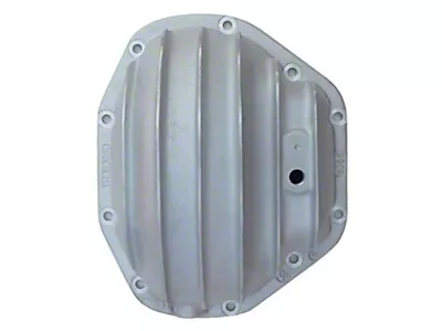 Dana 80 Straight Fins Rear Differential Cover; Natural As-Cast (99-25 F-350 Super Duty DRW)