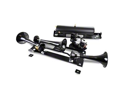 Direct Fit Onboard Air System and Model 230 Beast Triple Train Horn (23-25 F-350 Super Duty)