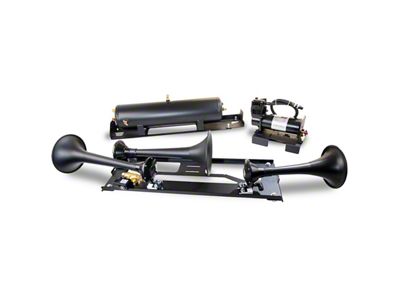 Direct Fit Onboard Air System and Model 730 Demon Triple Train Horn (17-22 F-350 Super Duty, Excluding Tremor)