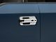 Door Handle Covers with Bezels and Smart Key Opening; Chrome (17-22 F-350 Super Duty SuperCrew)