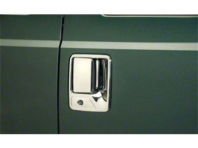 Putco Door Handle Covers without Passenger Side Keyhole; Chrome (11-16 F-350 Super Duty SuperCrew)