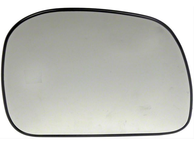 Door Mirror Glass; Non-Heated Plastic Backed; Right; Without Trailer Tow Package (11-16 F-350 Super Duty)