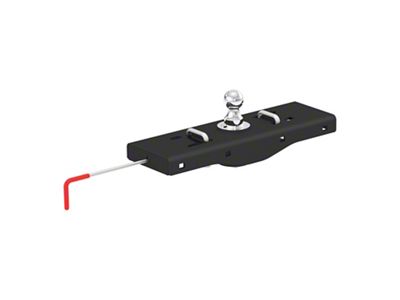 Double Lock EZR Gooseneck Hitch with 2-5/16-Inch Ball (Universal; Some Adaptation May Be Required)