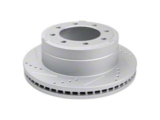 Performance Brake Rotor Drilled Slotted G-Coated Front Pair for Ford Performance Brake Rotor Drilled Slotted G-Coated Front Pair for Ford