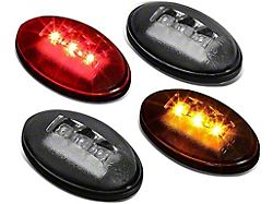 Dually LED Side Marker Lights; Smoked (99-10 F-350 Super Duty DRW)