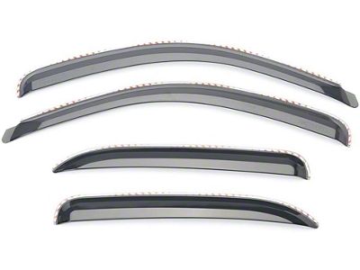 Putco Element Tinted Window Visors; Channel Mount; Front and Rear (11-16 F-350 Super Duty SuperCrew)