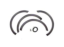 Elite Series Sport Style Fender Flares; Front and Rear; Textured Black (08-10 F-350 Super Duty SRW)