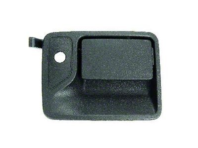 Exterior Door Handle; Front Passenger Side; Textured Black (99-16 F-350 Super Duty)