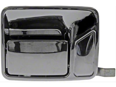 Exterior Door Handle; Front and Rear Right; All Chrome; Plastic (11-16 F-350 Super Duty SuperCab, SuperCrew)