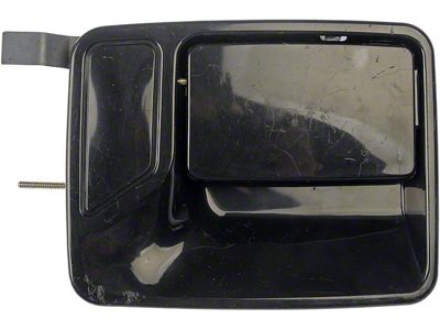 Exterior Door Handle; Rear Right; Paint to Match; Plastic (11-16 F-350 Super Duty SuperCrew)