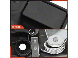 Exterior Door Handles; Front and Rear' Textured Black (11-16 F-350 Super Duty SuperCrew)